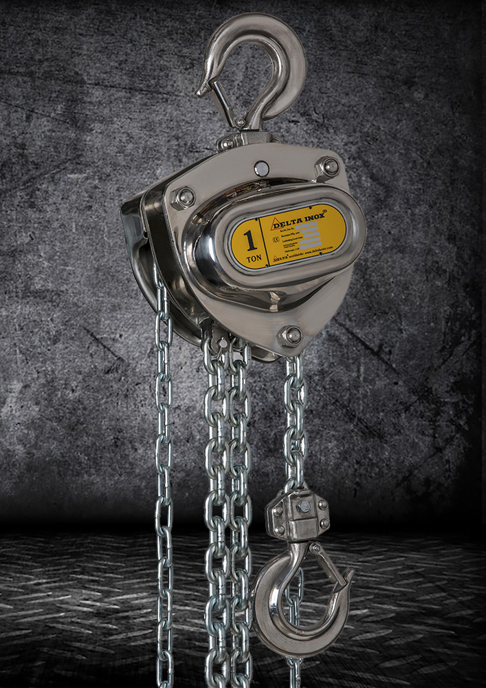 Delta Paslanmaz Manuel Zincirli Vinç