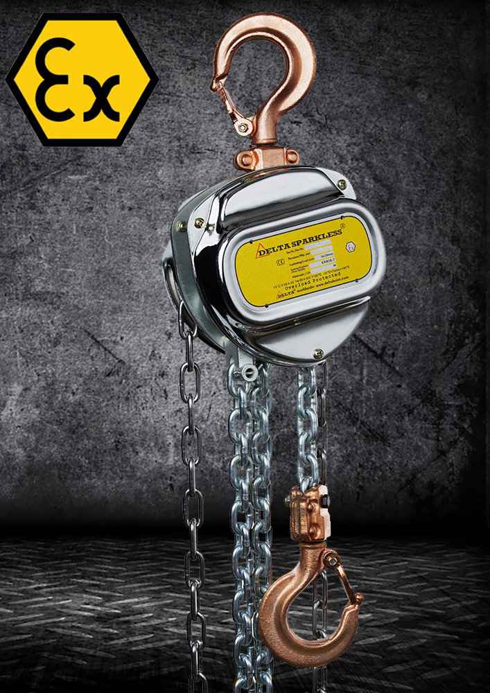 Delta Kıvılcımsız Mauel Zincirli Vinç